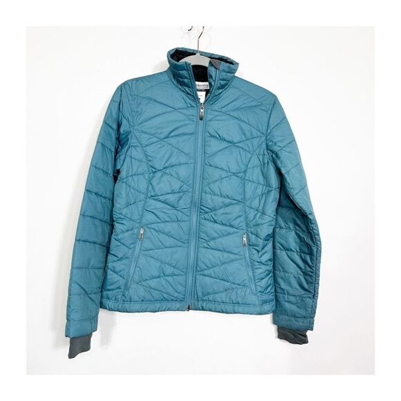 Columbia Women's Blue Long-Sleeve Insulated Puffer Jacket Size Small - Picture 1 of 9